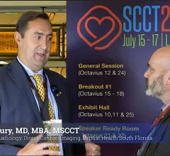 Ricardo Cury, MD, MBA, MSCCT, chairman of radiology, direct of cardiac imaging, Baptist Health South Florida  and Miami Cardiac and Vascular Institute, discusses the new CAD-RADS 2.0 cardiac imaging reporting criteria at the 2022 SCCT meeting. Interview with Radiology Business Editor Dave Fornell.