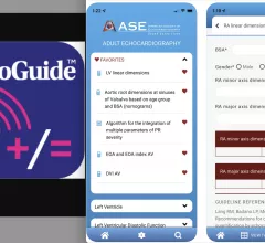 The American Society of Echocardiography (ASE) launched its new, interactive EchoGuide mobile and web application for healthcare professionals last week, and the society said it already has about 15,000 downloads.