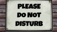 Do not disturb