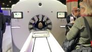 The GE Starguide SPECT-CT system on display at RSNA 2022.