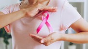 Breast cancer pink ribbon women's health