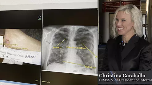 HIMSS VP of Informatics Christine Caraballo on enterprise imaging interoperability.