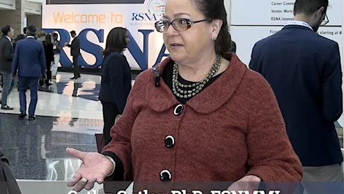 Video of SNMMI President Cathy Cutler explaining the efforts to get U.S. production started for Mo-99 for a domestic supply of nuclear imaging isotopes. #RSNA #SNMMI #RSNA24 #RSNA2024 #isotopeshortage