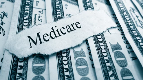 Medicare money bills dollars