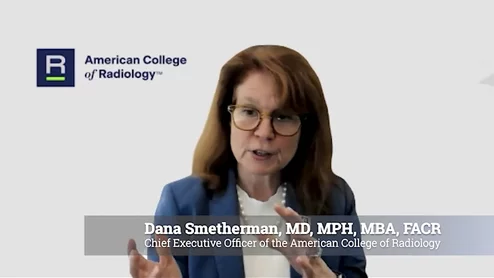 Dana Smetherman, MD, MPH, MBA, FACR, chief executive officer of the American College of Radiology, explains how the consolidation of radiology practices into larger corporate entities now makes up more than 50% of how radiologists are employed. This led to changes in how ACR accredits sites.