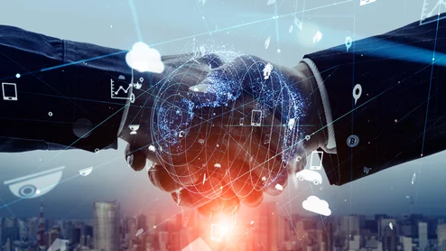 mergers and acquisitions handshake deal business