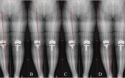 AI automated measurement of limb-length discrepancy and quantitative knee alignment parameters on uni- and bilateral AP full leg radiographs using the IB Lab LAMA algorithm. Artificial intelligence-assisted leg measurements are as accurate as those taken manually by radiologists, but are 90% faster than manual measurements. The AI was cleared in June 2023. Courtesy of Clinical Imaging