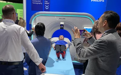 Philips CT 5300 system RSNA 2024. Photo by Dave Fornell