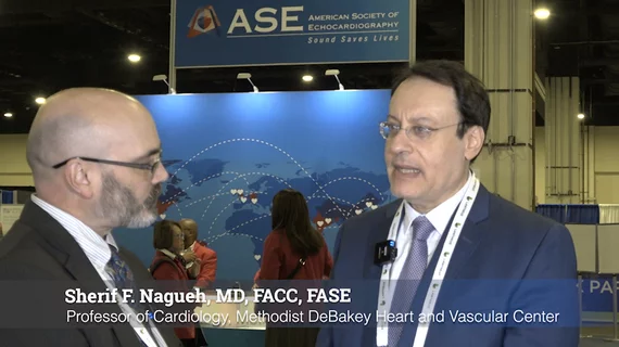 HCM expert Sherif F. Nagueh, MD, FACC, FASE, professor of cardiology, Methodist DeBakey Heart and Vascular Center, explains the key points of HCM imaging. #ASE #HCM