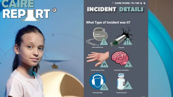 CAIRE-MRI Portal screenshot