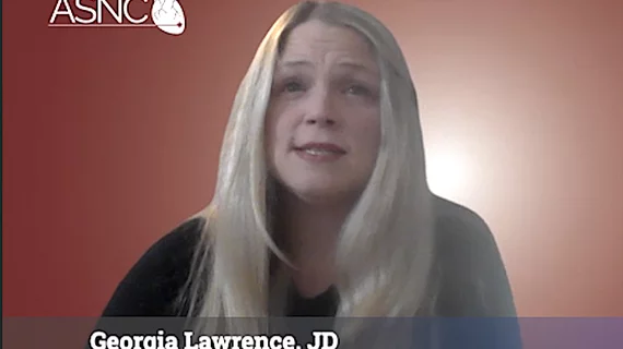 Georgia Lawrence, JD, with ASNC, explains how CMS uses hospital reported data to develop cardiac PET payment rates.